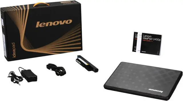 Alt view image 8 of 8 - Lenovo Laptop IdeaPad Intel Pentium SU4100 3GB Memory 250GB HDD Intel GMA 4500MHD 14.0" Windows 7 Home Premium U450p(33892BU)