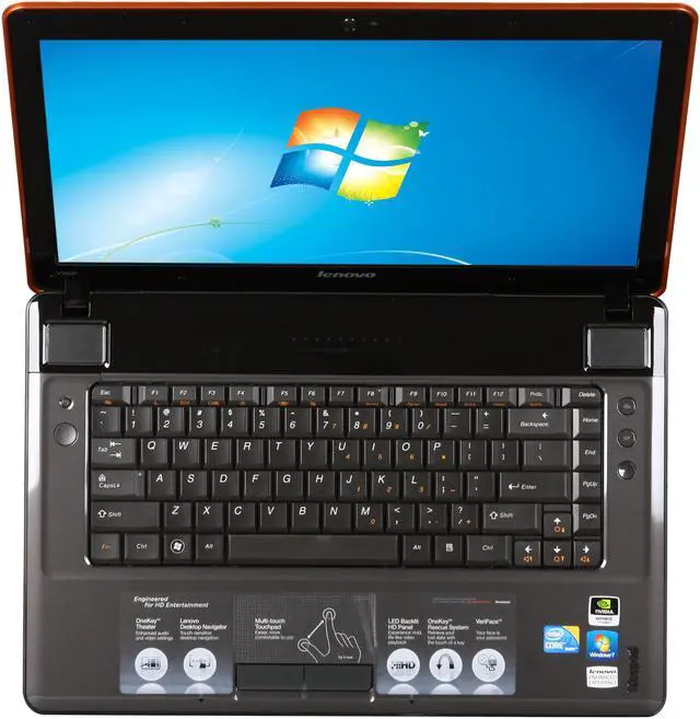 Alt view image 6 of 8 - Lenovo Laptop IdeaPad Intel Core i3-330M 4GB Memory 500GB HDD NVIDIA GeForce GT 240M 15.6" Windows 7 Home Premium 64-bit Y550p(324158U)