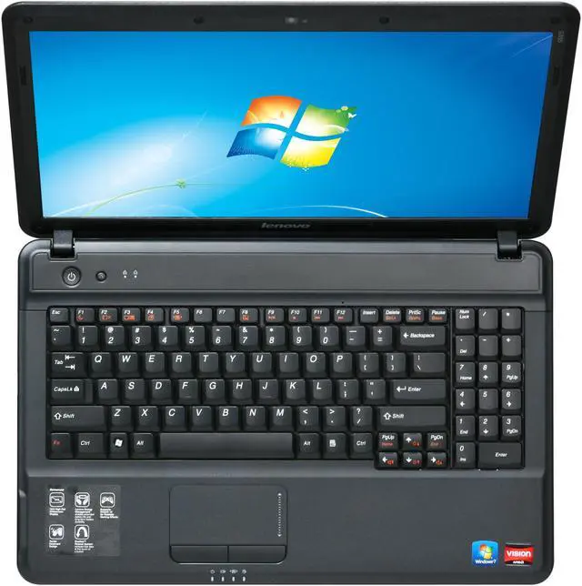 Alt view image 6 of 8 - Lenovo Laptop AMD Athlon II M320 3GB Memory 160GB HDD ATI Radeon HD 4200 15.6" Windows 7 Home Premium 32-bit G555(087325U)