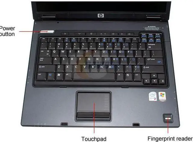 Alt view image 4 of 13 - HP Compaq Laptop nc Series Intel Core Duo T2300E 512MB Memory 40GB HDD Intel GMA 950 15.0" Windows XP Professional nc6320(EN186UT)
