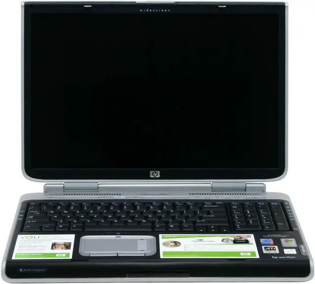 Alt view image 2 of 11 - HP Laptop Media Center Intel Pentium 4 650 1GB Memory 100GB HDD ATI Mobility Radeon X600 17.0" Windows XP Media Center ZD8230US
