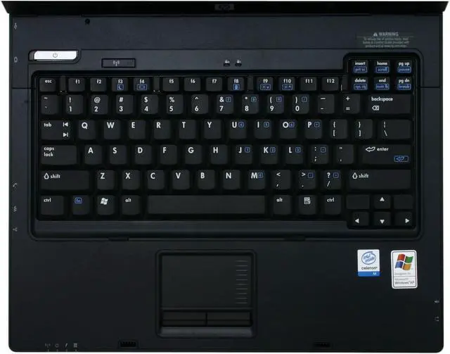 Alt view image 4 of 12 - HP Compaq Laptop nx Series Intel Celeron M 360 256MB Memory 40GB HDD Intel GMA 900 15.0" Windows XP Home NX6110(PR124UA)