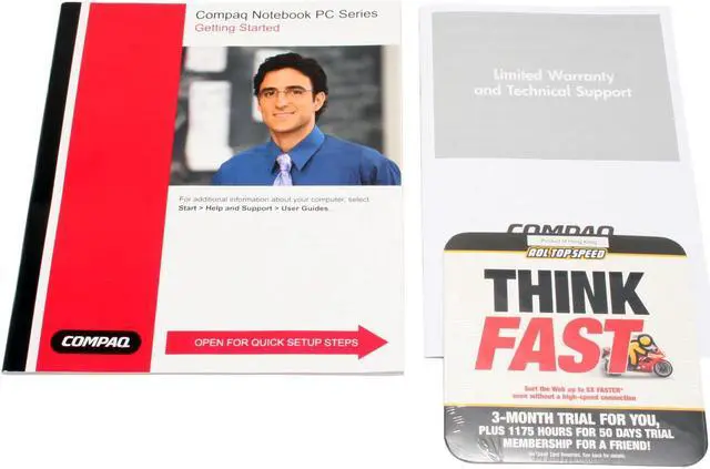 Alt view image 10 of 13 - COMPAQ Laptop Presario 3300+ 512MB Memory 80GB HDD ATI Radeon Xpress 200M IGP 15.4" Windows XP Home V5201US