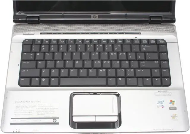 Alt view image 3 of 15 - HP Laptop Pavilion Intel Core Duo T2250 1GB Memory 120GB HDD Intel GMA 950 15.4" Windows XP Media Center dv6120us(RG360UA)