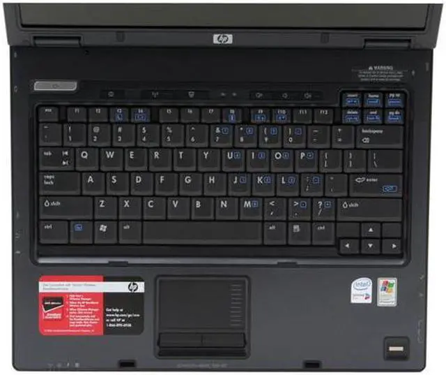 Alt view image 5 of 14 - HP Compaq Laptop nc Series Intel Core 2 Duo T7200 1GB Memory 80GB HDD Intel GMA 950 15.0" Windows XP Professional nc6320(EN374UA#ABA)