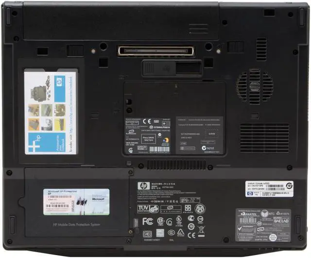 Alt view image 11 of 14 - HP Compaq Laptop nc Series Intel Core 2 Duo T7200 1GB Memory 80GB HDD Intel GMA 950 15.0" Windows XP Professional nc6320(EN374UA#ABA)
