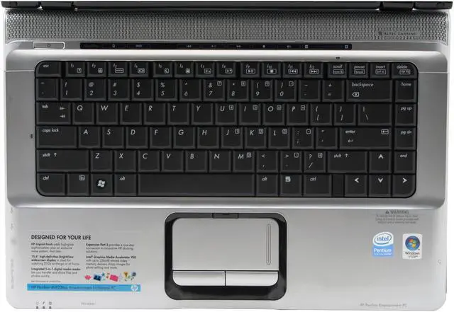 Alt view image 4 of 15 - HP Pavilion 15.4" Intel Pentium T2060 1GB Memory Windows Vista Home Premium dv6226us (RP297UA)