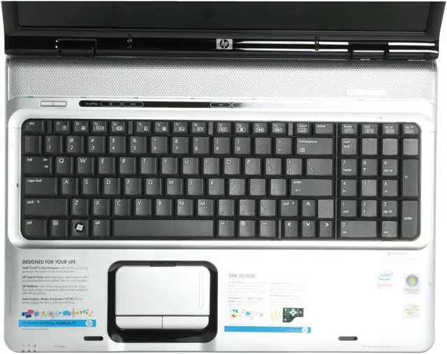 Alt view image 5 of 15 - HP Laptop Pavilion Intel Core 2 Duo T7100 1GB Memory 160GB HDD Intel GMA X3100 17.0" Windows Vista Home Premium DV9525US(RV092UA)