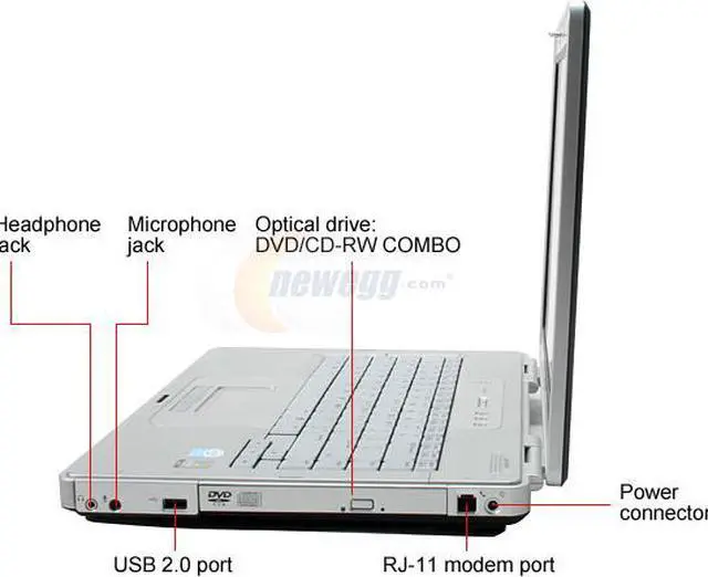 Alt view image 4 of 15 - COMPAQ Laptop Presario Intel Celeron M 440 512MB Memory 80GB HDD Intel GMA 950 15.4" Windows Vista Home Basic C502US