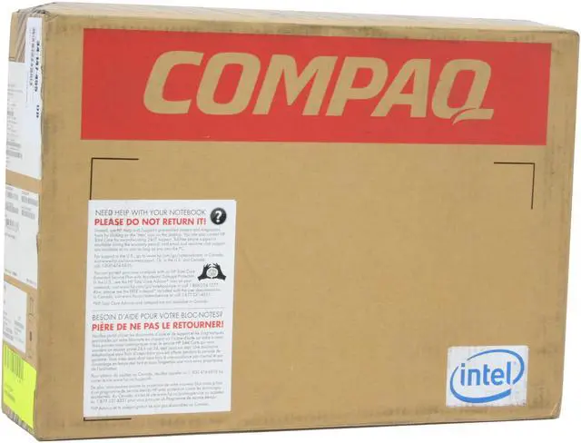 Alt view image 13 of 13 - COMPAQ Laptop Presario Intel Celeron M 520 512MB Memory 80GB HDD Intel GMA 950 15.4" Windows Vista Home Basic C560US
