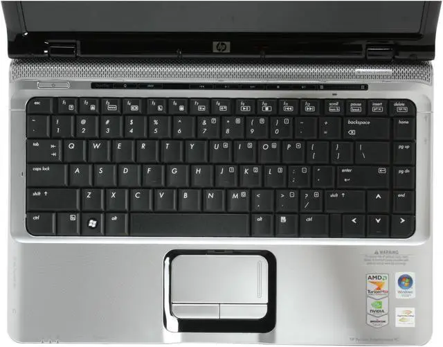 Alt view image 4 of 13 - HP Laptop Pavilion AMD Turion 64 X2 TL-58 2GB Memory 200GB HDD NVIDIA GeForce Go 6150 14.1" Windows Vista Home Premium DV2420US(GA532UA)