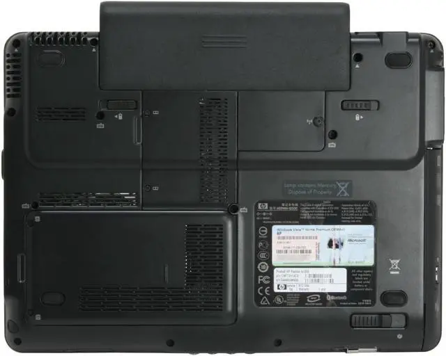 Alt view image 11 of 17 - HP Laptop Pavilion AMD Turion 64 X2 TL-58 2GB Memory 160GB HDD NVIDIA GeForce Go 6150 12.1" Windows Vista Home Premium tx1210us(GA646UA)
