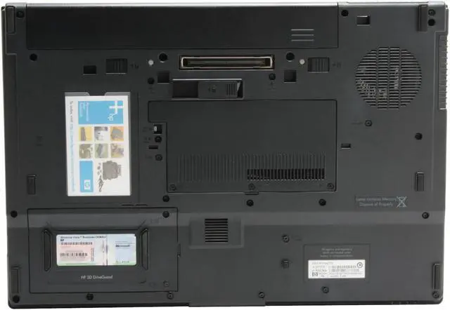 Alt view image 10 of 13 - HP Compaq Laptop Intel Core 2 Duo T7100 1GB Memory 160GB HDD NVIDIA NVS 320M 17.0" Windows Vista Business 8710p(RM254UT#ABA)