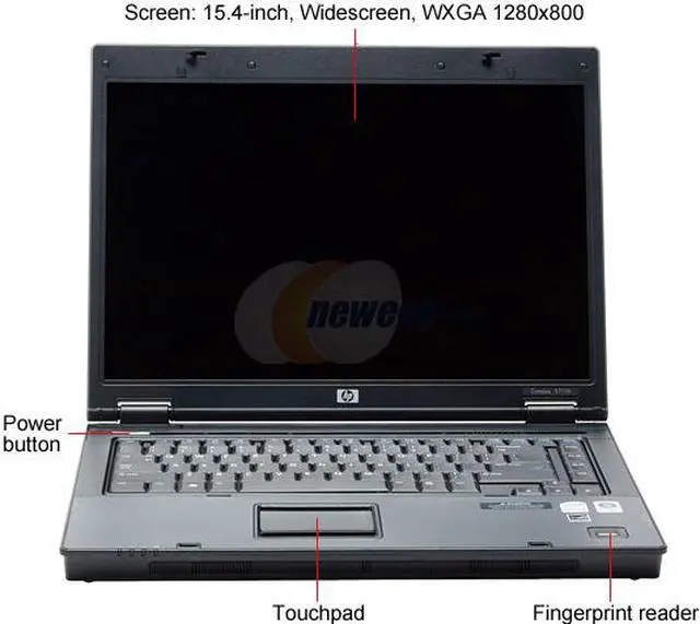 Alt view image 3 of 14 - HP Compaq Laptop Intel Core 2 Duo T7100 1GB Memory 120GB HDD Intel GMA X3100 15.4" Windows Vista Business 6710b(GF938AT#ABA)
