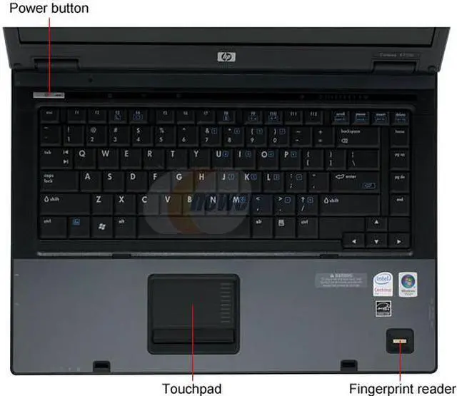 Alt view image 4 of 14 - HP Compaq Laptop Intel Core 2 Duo T7100 1GB Memory 120GB HDD Intel GMA X3100 15.4" Windows Vista Business 6710b(GF938AT#ABA)