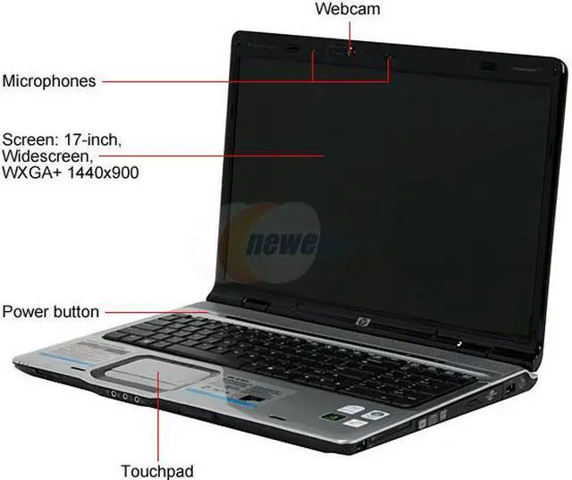 Alt view image 3 of 15 - HP Laptop Pavilion Intel Core 2 Duo T5250 2GB Memory 320GB HDD NVIDIA GeForce 8600M GS 17.0" Windows Vista Home Premium DV9650US(GS744UA)