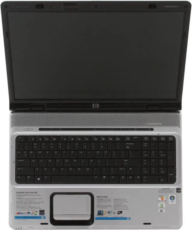 Alt view image 9 of 14 - HP Laptop Pavilion AMD Turion 64 X2 TL-62 4GB Memory 250GB HDD NVIDIA GeForce 7150M 17.0" Windows Vista Home Premium dv9820us