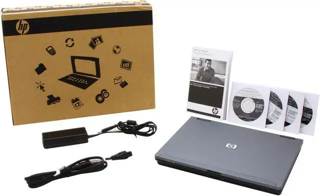 Alt view image 14 of 14 - HP Compaq Laptop Intel Core 2 Duo T8300 2GB Memory 120GB HDD ATI Mobility Radeon X2300 14.1" Windows Vista Business / XP Professional downgrade 6910p(KA463UT#ABA)