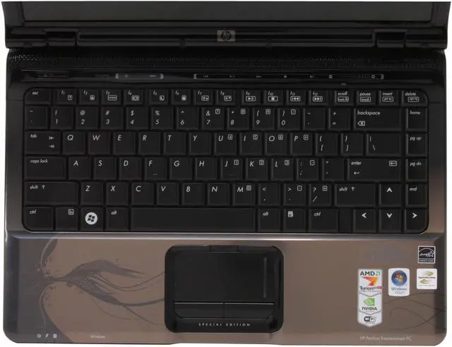 Alt view image 13 of 17 - HP Laptop Pavilion AMD Turion 64 X2 TL-62 4GB Memory 320GB HDD NVIDIA GeForce Go 7150M 14.1" Windows Vista Home Premium 64-bit dv2940se
