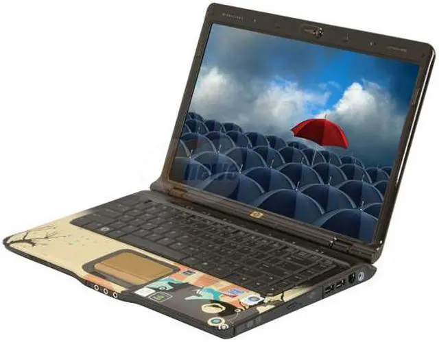 Main image of HP Laptop Pavilion Intel Core 2 Duo T5750 3GB Memory 250GB HDD NVIDIA GeForce 8400M GS 14.1" Windows Vista Home Premium dv2990nr