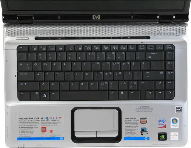 Alt view image 10 of 14 - HP Pavilion 15.4" Intel Core 2 Duo T5750 4GB Memory Windows Vista Home Premium 64-bit FE818UA#ABA