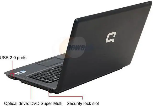 Alt view image 3 of 16 - COMPAQ Laptop Presario Intel Pentium T2330 1GB Memory 120GB HDD Intel GMA X3100 15.4" Windows Vista Home Premium C751NR