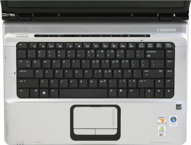 Alt view image 9 of 17 - HP Laptop Pavilion AMD Turion 64 X2 TL-60 3GB Memory 120GB HDD NVIDIA GeForce 7150M 15.4" Windows Vista Home Premium dv6809wm
