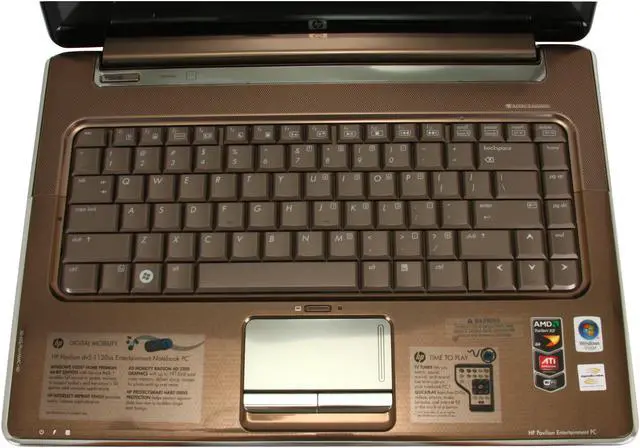 Alt view image 10 of 18 - HP Laptop Pavilion AMD Turion 64 X2 RM-72 4GB Memory 250GB HDD ATI Radeon HD 3200 15.4" Windows Vista Home Premium 64-bit dv5-1120us