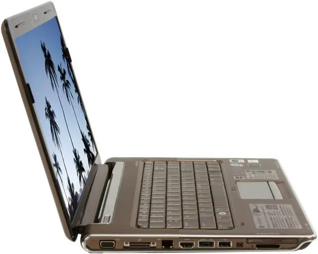 Alt view image 6 of 18 - HP Laptop Pavilion Intel Core 2 Duo P7350 4GB Memory 320GB HDD NVIDIA GeForce 9200M GS 15.4" Windows Vista Home Premium 64-bit dv5-1160us