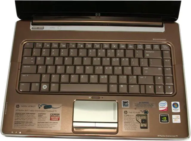 Alt view image 10 of 18 - HP Laptop Pavilion Intel Core 2 Duo P7350 4GB Memory 320GB HDD NVIDIA GeForce 9200M GS 15.4" Windows Vista Home Premium 64-bit dv5-1160us