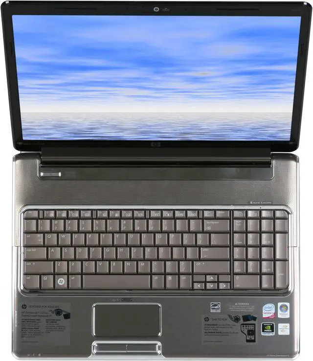 Alt view image 7 of 12 - HP Laptop Pavilion Intel Core 2 Duo P8600 4GB Memory 320GB HDD NVIDIA GeForce 9600M GT 17.0" Windows Vista Home Premium 64-bit dv7-1270us