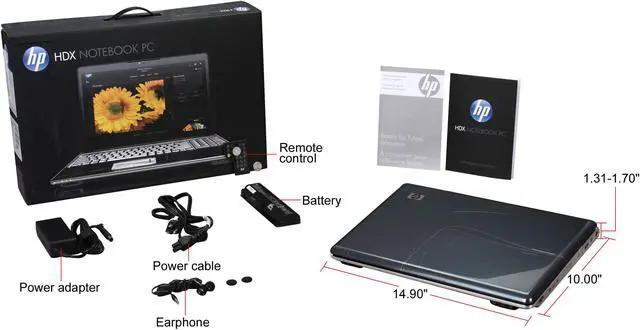 Alt view image 12 of 12 - HP Laptop Intel Core 2 Duo P8600 6GB Memory 500GB HDD NVIDIA GeForce 9600M GT 16.0" Windows Vista Home Premium 64-bit HDX 16-1160US