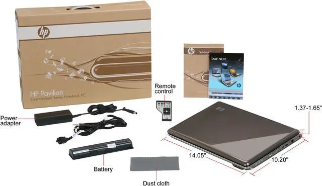 Alt view image 12 of 12 - HP Laptop Pavilion AMD Turion X2 Ultra ZM-80 4GB Memory 400GB HDD ATI Mobility Radeon HD 3450 15.4" Windows Vista Home Premium 64-bit dv5-1250us