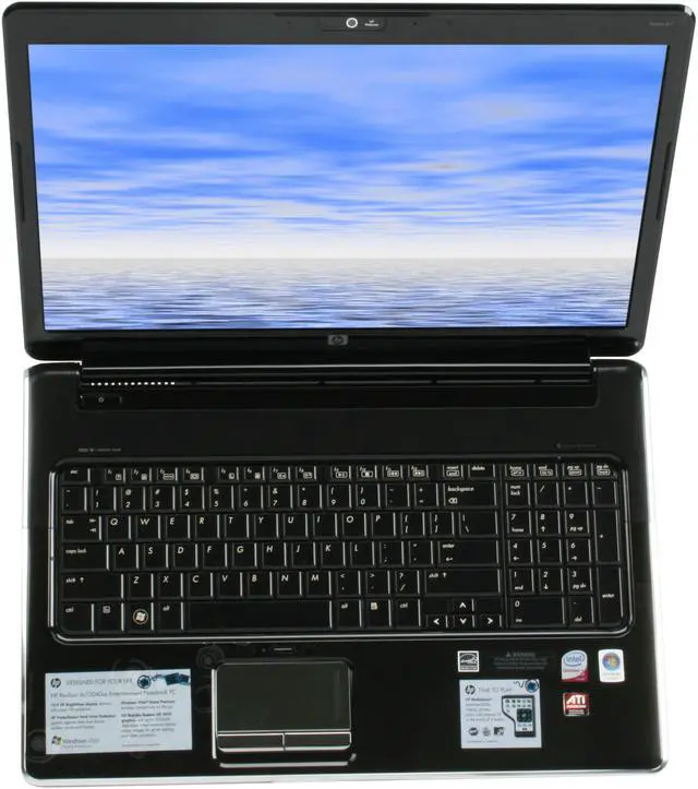 Alt view image 11 of 12 - HP Laptop Pavilion Intel Core 2 Quad Q9000 4GB Memory 500GB HDD ATI Mobility Radeon HD 4650 17.3" Windows Vista Home Premium 64-bit dv7-2040us