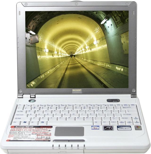 SHARP Laptop Transmeta Efficeon 1.60GHz 512MB Memory 40GB HDD ATI
