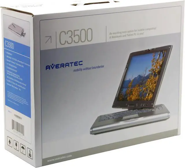 Alt view image 13 of 14 - AVERATEC C3500 512MB Memory 12.1" 1024 x 768 Tablet PC Windows XP Tablet PC Edition
