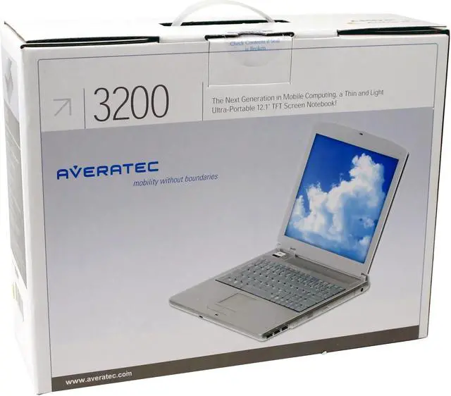 Alt view image 11 of 11 - AVERATEC Laptop 2200+ 512MB Memory 80GB HDD S3 UniChrome 12.1" Windows XP Home AV3250HX