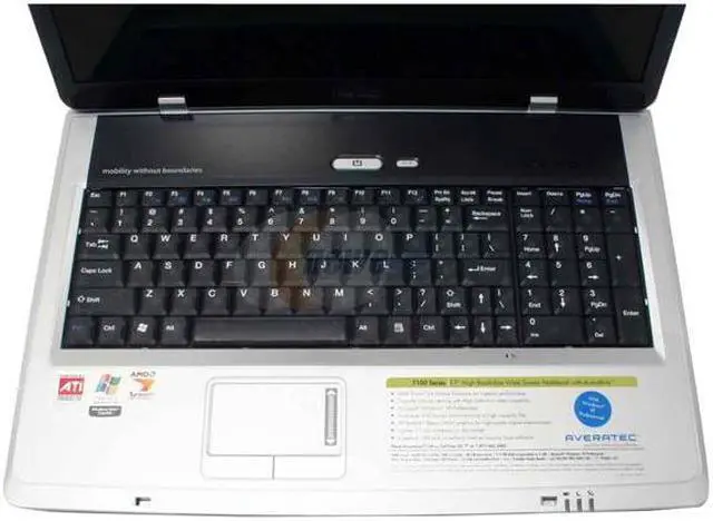 Alt view image 4 of 13 - AVERATEC Laptop 7100 Series AMD Turion 64 MT-30 512MB Memory 80GB HDD ATI Radeon Xpress 200M IGP 17.0" Windows XP Professional AV7155-EA1
