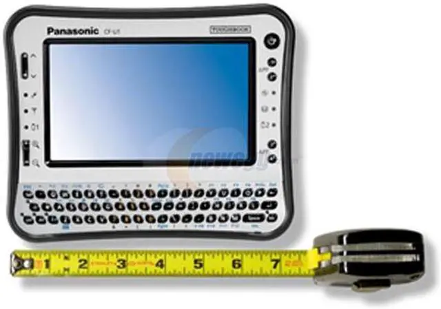 Alt view image 3 of 7 - Panasonic Toughbook U1 Essential CF-U1A1B1Z2M 1GB Memory 5.6" 1024 x 600 Ultra Mobile PC Windows Vista Business Downgrade to XP Professional SP2