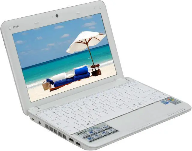 Alt view image 7 of 18 - MSI Wind U100-039US Pink Intel Atom N270(1.60 GHz) 10.0" WSVGA 1GB Memory 80GB HDD NetBook