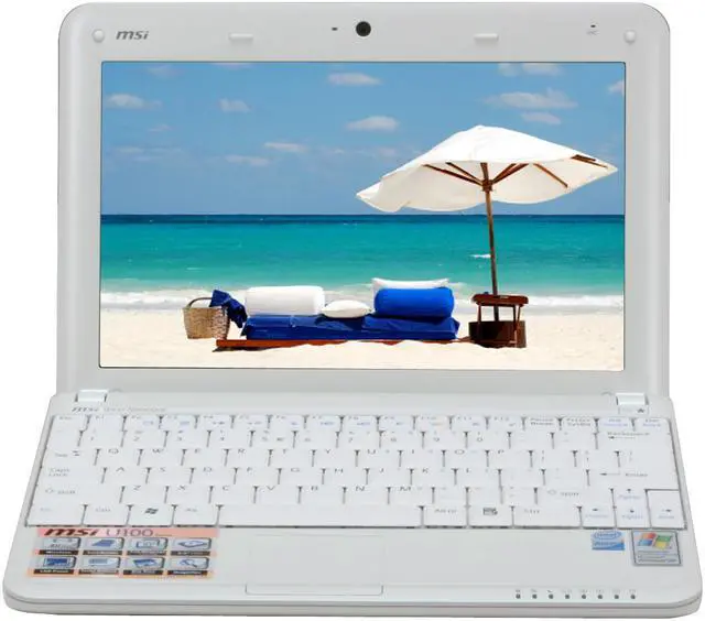Alt view image 8 of 18 - MSI Wind U100-039US Pink Intel Atom N270(1.60 GHz) 10.0" WSVGA 1GB Memory 80GB HDD NetBook