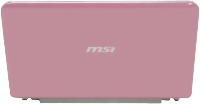 Alt view image 4 of 18 - MSI Wind U100-039US Pink Intel Atom N270(1.60 GHz) 10.0" WSVGA 1GB Memory 80GB HDD NetBook