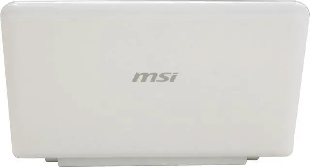 Alt view image 4 of 19 - MSI Wind U100-244MY White Intel Atom N270(1.60 GHz) 10.0" WSVGA 1GB Memory 160GB HDD Netbook
