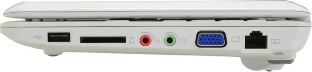 Alt view image 12 of 19 - MSI Wind U100-244MY White Intel Atom N270(1.60 GHz) 10.0" WSVGA 1GB Memory 160GB HDD Netbook