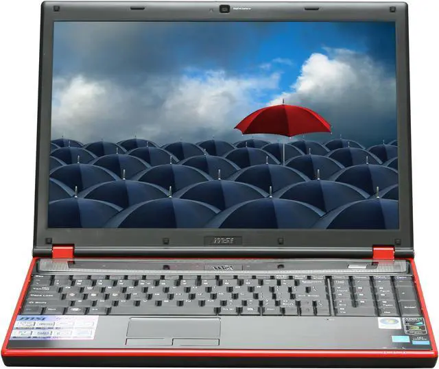 Alt view image 8 of 19 - MSI Laptop AMD Athlon 64 X2 QL-62 4GB Memory 250GB HDD NVIDIA GeForce 9600M GT 15.4" Windows Vista Home Premium GX630-028US