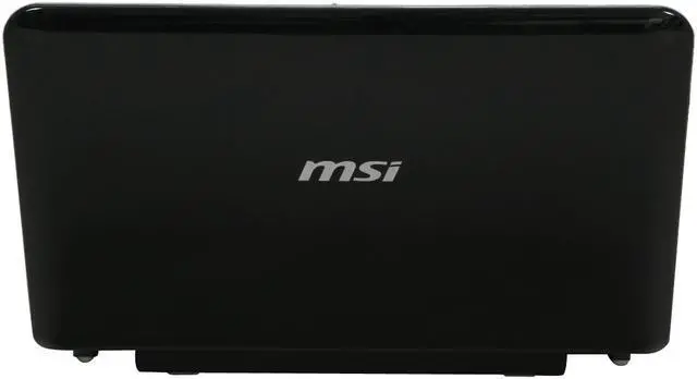 Alt view image 4 of 19 - MSI Wind U100-432US Black Intel Atom N270(1.60 GHz) 10.0" WSVGA 1GB Memory 160GB HDD Netbook