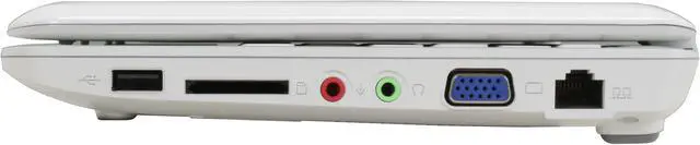 Alt view image 12 of 15 - MSI Wind U100-411US White Intel Atom N270(1.60 GHz) 10.0" WSVGA 1GB Memory 120GB HDD Netbook