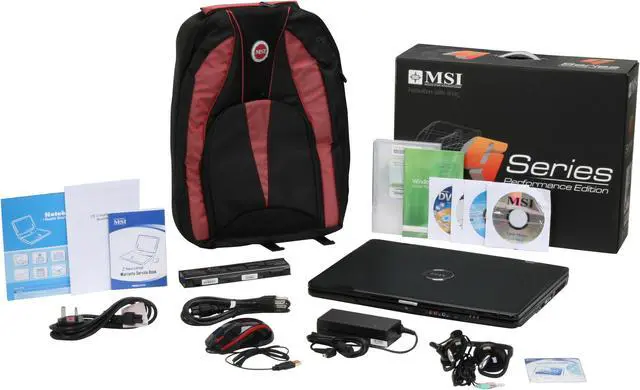 Alt view image 16 of 16 - MSI Laptop Intel Core 2 Duo T8300 3GB Memory 320GB HDD NVIDIA GeForce 8600M GT 17.0" Windows Vista Home Premium GX700(9S7-171948-225)