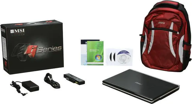 Alt view image 12 of 12 - MSI Laptop Intel Core 2 Duo P8400 4GB Memory 320GB HDD NVIDIA GeForce 9600M GT 15.4" Windows Vista Home Premium GX620-001US