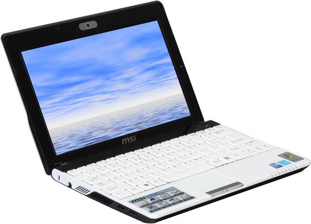Alt view image 5 of 12 - MSI Wind U120-024US Intel Atom N270(1.60 GHz) 10.0" WSVGA 1GB Memory 160GB HDD Netbook